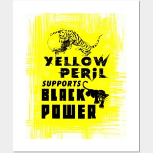 Yellow Peril Supports Black Power Posters and Art